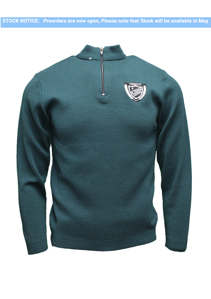St Thomas Aquinas School Zip Jersey Green